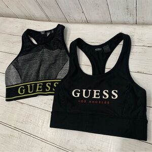 GUESS lot of 2 sports bra black XS